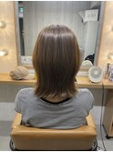 王道ナチュラル外ハネ　結べる長さの人気スタイル