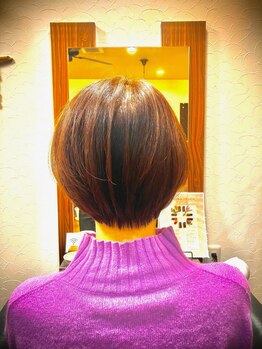 ヘアデザイン ハーティスト(HAIR DESIGN heartist)の写真/大人女性の髪のお悩みを解決いたします！髪をしっかりとケアしながら、艶のある美しい仕上がりが叶う♪