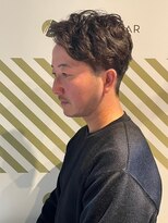 バーバーバー アカバネ(BARBER-BAR AKABANE) 品格ある仕上がりダンディパーマ×アップスタイル#1