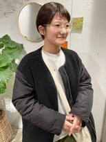 クリアーオブヘアー 栄南店(CLEAR of hair) オン眉丸みショート/osumi