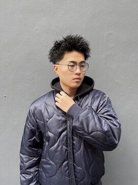 メンズグルーミングナンバーナイン(MEN'S GROOMING NUMBER NINE) ピンパーマ/姫路メンズパーマ/学割U24