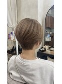 くびれショート×ミルクティーカラー