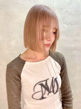 マジコ 原宿(Magico) ホワイトグレージュ/デジタルパーマ/チェリーブラウン/原宿