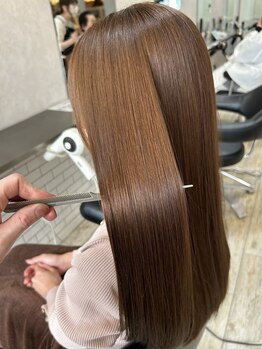 キャメル(Camel)の写真/種類豊富なトリートメントの中から、あなたの髪質に合わせてご提案♪憧れのサラ艶ヘアに＊是非ご相談下さい