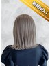☆御新規人気No.2☆似合わせカット+艶カラー+TR超音波ケアプロ付き￥7900