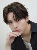 渋谷フェザーパーマニュアンスパーマ毛流れセンターパート20代