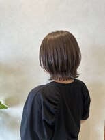 ゴートファクトリー(G.O.A.T factory)&nbsp;オリーブベージュ×外はねボブ