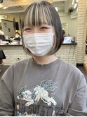 ブリーチ/インナーカラー/ケアブリーチ/ミルクティーベージュ