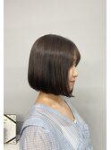 切りっぱなしボブ