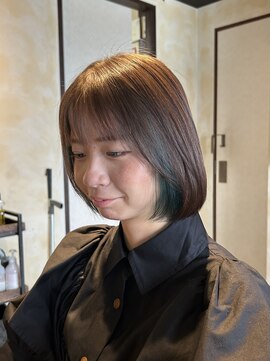 アンツ サザンリゾート 茅ヶ崎店(ANT'S Southern Resort) ボブレイヤー/デザインカラー/インナーカラー/茅ヶ崎