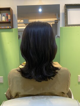 エシカル(ethical) パーマと相性抜群！くびれレイヤースタイル