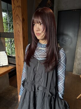 アルボス(arbos) レイヤースタイル×カシスレッド