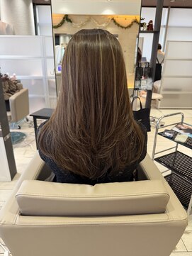 エアー 銀座(air) ★岡田有加★似合わせ★銀座★ハイライト×レイヤー