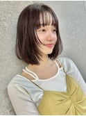 ダークアッシュ/似合わせカット/レイヤーカット(新潟/万代）