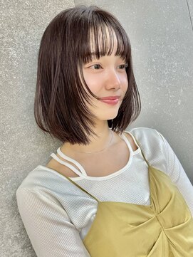 ロンドネートゥル 新潟(Lond naitre) ダークアッシュ/似合わせカット/レイヤーカット(新潟/万代）