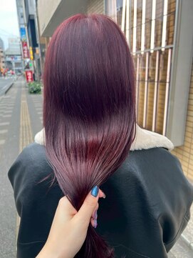 ブリックバイブレイス 千葉 千葉中央(brick by brace) 千葉駅/着物ヘア/大人ガーリー/ダークアッシュ/似合わせカット