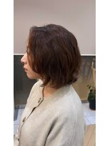 ユニ バイ マグ 長野店(Uni.by Mag) レイヤーショート◎20代30代小顔効果外ハネスタイル