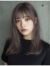 ブリーチなしダブルカラー+眉カット￥12650 (ダブルカラー /ダブルカラー)