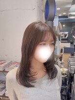 エフェスト 二条店(efesto)&nbsp;ハニーベージュ × ミディアムレイヤー
