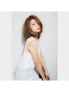 バランス オオミヤ(balance OMIYA) 30代40代50代◎長め前髪のひし形ミディ☆丸顔カバー/小顔ロブ　2