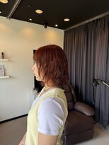 フィオーレ ヘアデザイン(FIORE hair design)&nbsp;オレンジボブパーマ