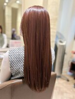 ヘアーデザイン ビビッド(HAIR DESIGN VIVID)&nbsp;垢抜けカラー/マロンブラウン/艶カラー/ロング/髪質改善