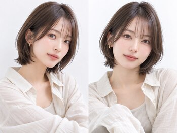 ヴォーグ美容室 アピカ店の写真/【阿南市/アピカ内】印象が大きく変わる前髪や顔周りを繊細にカット！横顔や首周りも綺麗に魅せる♪