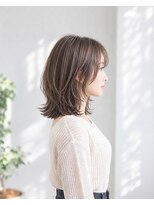 ラ パーチェ(La Pace)&nbsp;透明感のあるカラー×大人ミディアムレイヤー