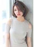 外国人風ボブ×ブルージュ×３Dカラー