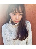透明感ショコラベージュのゆるふわロング【アフロート小笠原】
