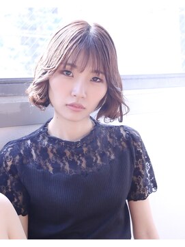 ヘア アンドメイク キヨシ(Hair and Make kiyoshi) kiyosh/カジュアル＊韓国スタイル　オレンジブラウン＊