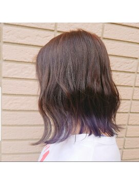 エイト 上野店(EIGHT ueno) 【EIGHT 上野】佐藤  ナチュラルグラデーションパープル