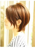 後頭部にボリューム☆360度キレイなショート/海老名 美容室