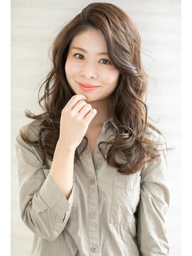 松本平太郎美容室 土浦パートワン(PART1) ナチュラルカーキロング×50代