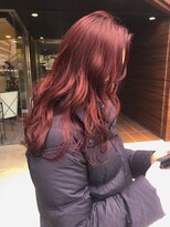 ヘアメイク シュシュ(Hair make chou chou) ローズレッドロング