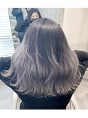 グラデーションカラー☆グレーシルバー