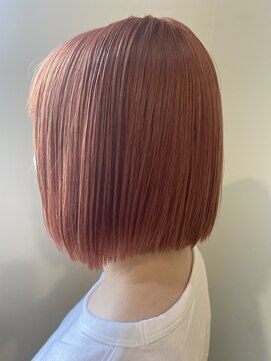 ラべリー 池袋(LOVELEY) コーラルピンク　ボブ【池袋】