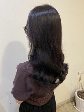 シェノン 西梅田(CHAINON) ラベンダーブラック/メルティカラー/くびれヘア/大人かわいい