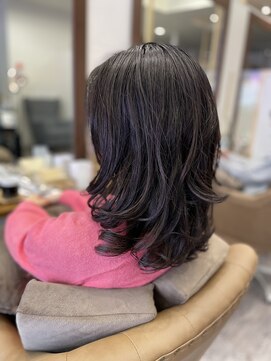 ルカリエ(LUCA:Rie) ミディゆるふわパーマ