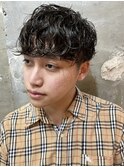 メンズマッシュパーマメンズパーマニュアンスパーマ札幌大通