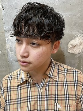 アカ(ACA) メンズマッシュパーマメンズパーマニュアンスパーマ札幌大通