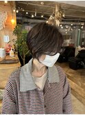 白髪ぼかし対応 大人ショート