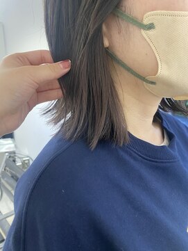 カウチソフ(kauti sofu) ラベンダーグレーのイヤリングカラー