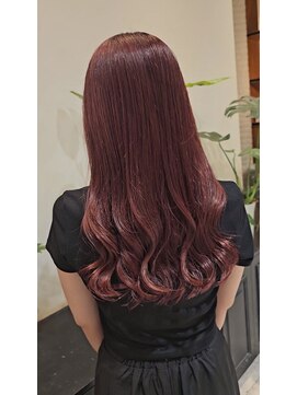 リー 十三(Lee) ブリーチ無しカラー★カシスレッド