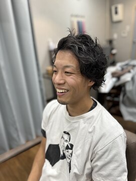 テーラヘアー 幕張本郷店(TELA HAIR) 伸ばし途中のメンズパーマ