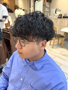 テトラ バイ ネオリーブ 横浜西口店(tetra by neolive) 波巻きパーマ マッシュ 刈り上げ 横浜/横浜駅