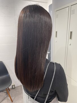 シェル 吉祥寺(shell) グレージュカラー/ボブウルフ/黒髪/ココアベージュ