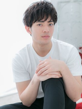 アルバハナレ 横浜(αlba HANARE) 関内/髪質改善/グレーベージュ×ショートマッシュパーマj