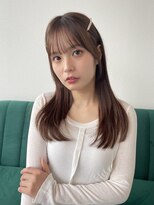 キティン 吉祥寺(kitin)&nbsp;《kitin吉祥寺》くすみベージュ　ミディアムアレンジ