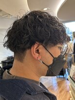 サロンドジョー(salon de joe)&nbsp;メンズカットツイストスパイラルパーマシャドーパーマショート